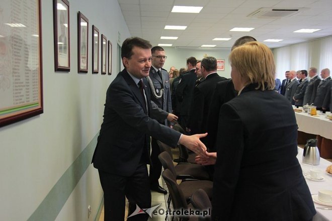 Minister MSWiA Mariusz Błaszczak w Ostrołęce [23.03.2016] - zdjęcie #33 - eOstroleka.pl