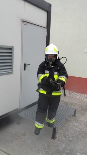 Szkolenie w komorze dymowej strażaków ochotników z Łysych [30.03.2016] - zdjęcie #12 - eOstroleka.pl