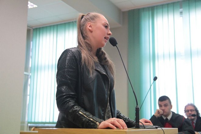 Pozorowana rozprawa w Sądzie Okręgowym w Ostrołęce [02.04.2016] - zdjęcie #14 - eOstroleka.pl