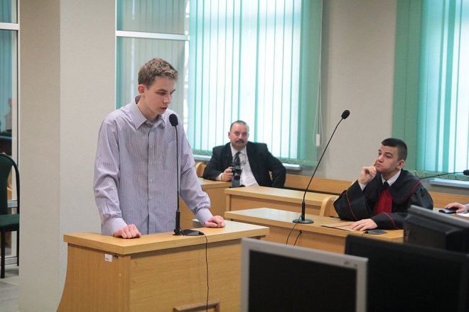 Pozorowana rozprawa w Sądzie Okręgowym w Ostrołęce [02.04.2016] - zdjęcie #6 - eOstroleka.pl
