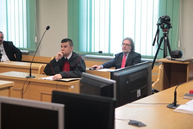Pozorowana rozprawa w Sądzie Okręgowym w Ostrołęce [02.04.2016] - zdjęcie #40 - eOstroleka.pl