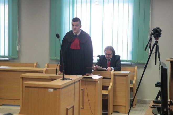 Pozorowana rozprawa w Sądzie Okręgowym w Ostrołęce [02.04.2016] - zdjęcie #43 - eOstroleka.pl