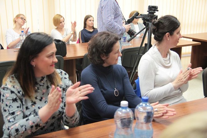 Oficjalne zakończenie XI edycji kursu samoobrony dla kobiet „Bądź Bezpieczna” [12.04.2016] - zdjęcie #19 - eOstroleka.pl