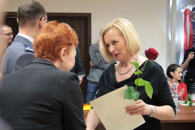 Oficjalne zakończenie XI edycji kursu samoobrony dla kobiet „Bądź Bezpieczna” [12.04.2016] - zdjęcie #8 - eOstroleka.pl