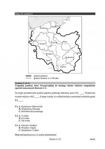 Egzamin gimnazjalny 2016: Historia, wiedza o społeczeństwie [ARKUSZE EGZAMINACYJNE] - zdjęcie #24 - eOstroleka.pl