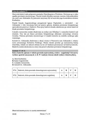 Egzamin gimnazjalny 2016: Historia, wiedza o społeczeństwie [ARKUSZE EGZAMINACYJNE] - zdjęcie #13 - eOstroleka.pl