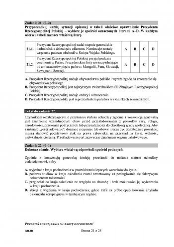 Egzamin gimnazjalny 2016: Historia, wiedza o społeczeństwie [ARKUSZE EGZAMINACYJNE] - zdjęcie #9 - eOstroleka.pl