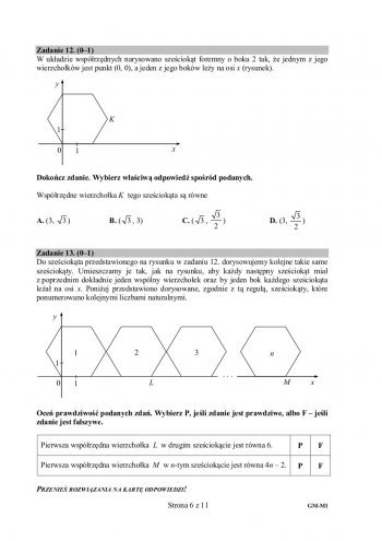 Egzamin gimnazjalny 2016: Matematyka [ARKUSZE EGZAMINACYJNE] - zdjęcie #6 - eOstroleka.pl