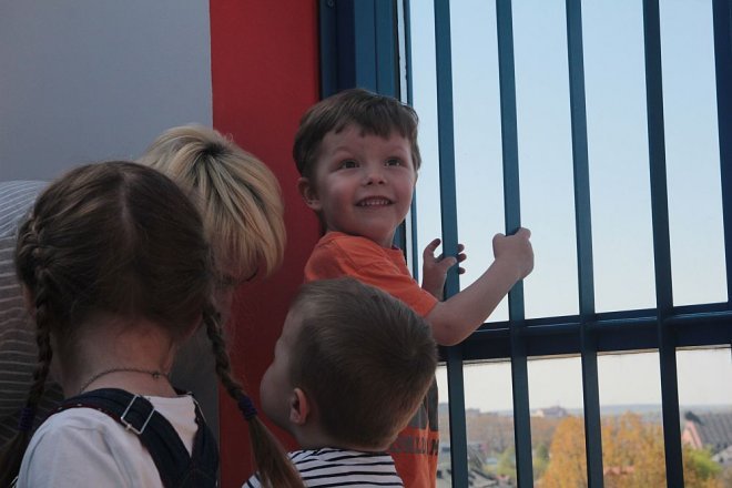 Przedszkolaki z „Krainy Misiów” na pouczającej wycieczce w Łomży [05.05.2016] - zdjęcie #110 - eOstroleka.pl