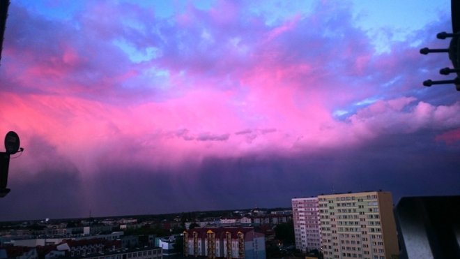 Piękne niebo nad Ostrołęką [10.06.2016] - zdjęcie #3 - eOstroleka.pl