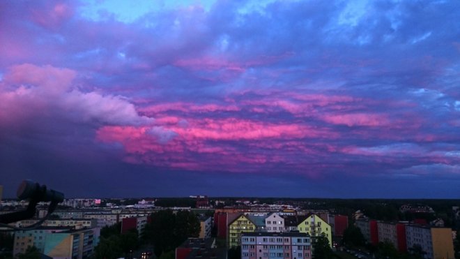 Piękne niebo nad Ostrołęką [10.06.2016] - zdjęcie #2 - eOstroleka.pl
