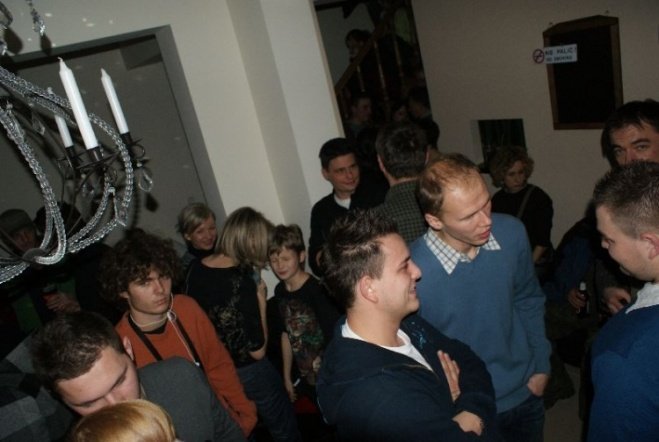 Tymon Tymański na otwarciu OFF Cafe (13.11.09) - zdjęcie #8 - eOstroleka.pl