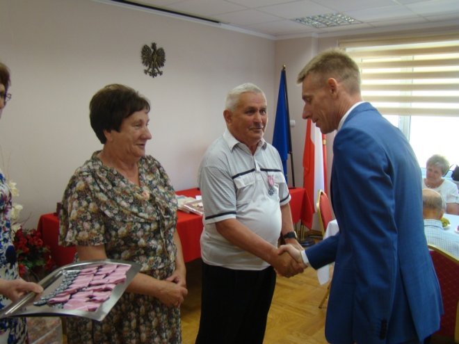 Złote Gody mieszkańców gminy Olszewo-Borki [07.07.2016] - zdjęcie #65 - eOstroleka.pl