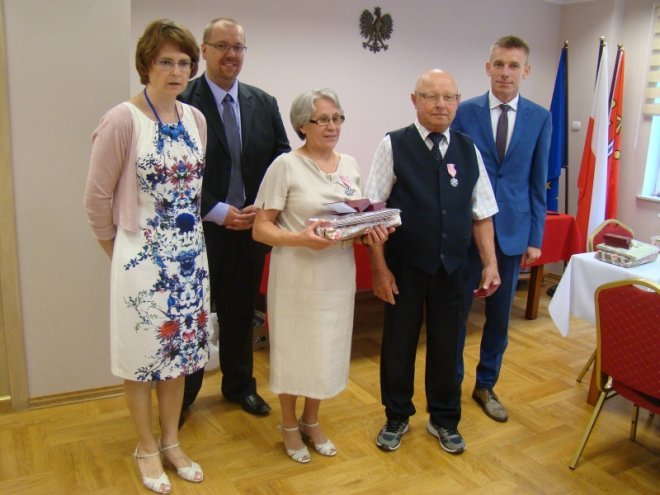 Złote Gody mieszkańców gminy Olszewo-Borki [07.07.2016] - zdjęcie #17 - eOstroleka.pl