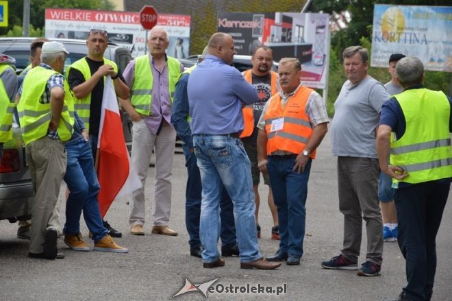 Protest ostrołęckich przewoźników [03.08.2016] - zdjęcie #8 - eOstroleka.pl