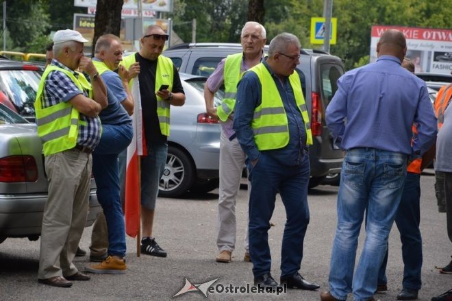 Protest ostrołęckich przewoźników [03.08.2016] - zdjęcie #13 - eOstroleka.pl