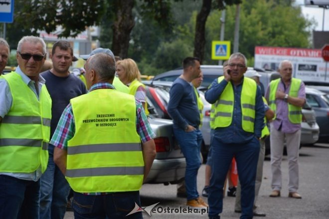 Protest ostrołęckich przewoźników [03.08.2016] - zdjęcie #15 - eOstroleka.pl