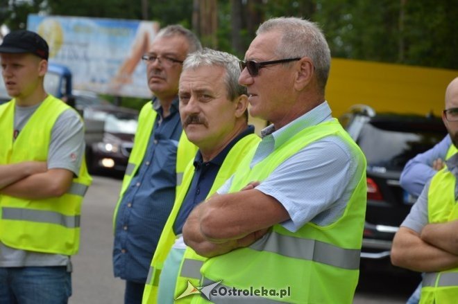 Protest ostrołęckich przewoźników [03.08.2016] - zdjęcie #27 - eOstroleka.pl
