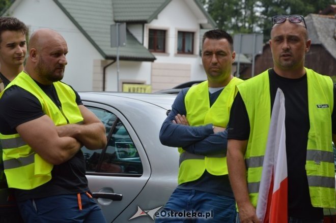 Protest ostrołęckich przewoźników [03.08.2016] - zdjęcie #36 - eOstroleka.pl