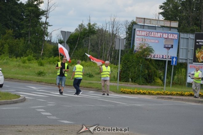 Protest ostrołęckich przewoźników [03.08.2016] - zdjęcie #26 - eOstroleka.pl