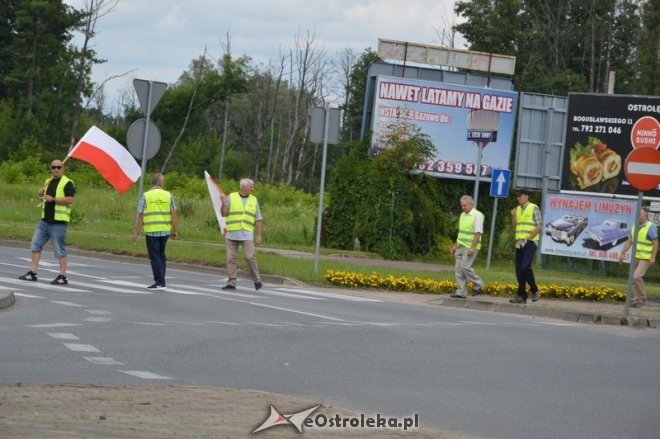 Protest ostrołęckich przewoźników [03.08.2016] - zdjęcie #25 - eOstroleka.pl