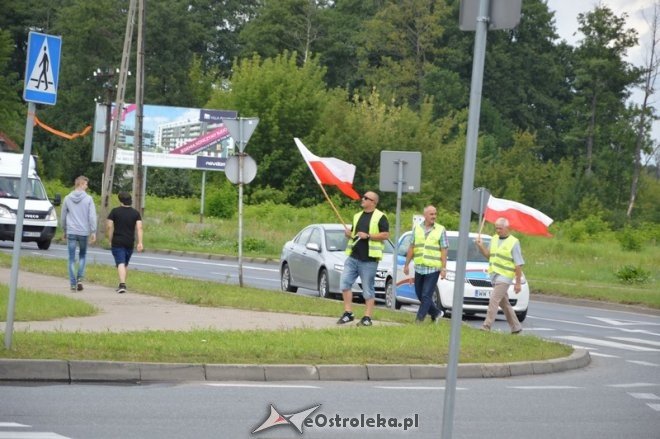 Protest ostrołęckich przewoźników [03.08.2016] - zdjęcie #24 - eOstroleka.pl