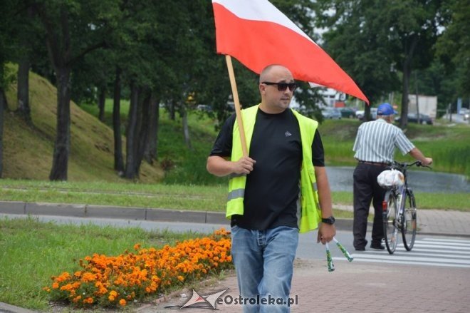 Protest ostrołęckich przewoźników [03.08.2016] - zdjęcie #12 - eOstroleka.pl