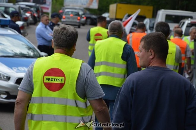 Protest ostrołęckich przewoźników [03.08.2016] - zdjęcie #9 - eOstroleka.pl
