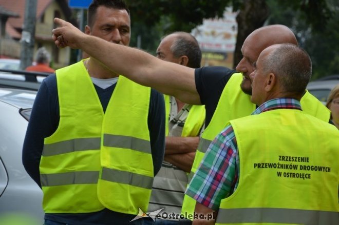 Protest ostrołęckich przewoźników [03.08.2016] - zdjęcie #7 - eOstroleka.pl