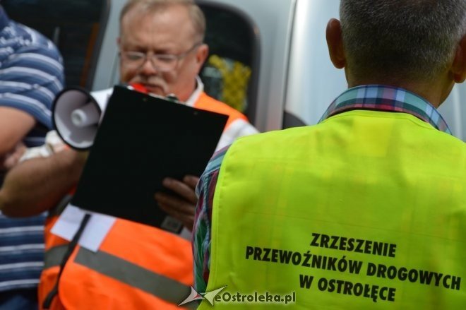 Protest ostrołęckich przewoźników [03.08.2016] - zdjęcie #4 - eOstroleka.pl