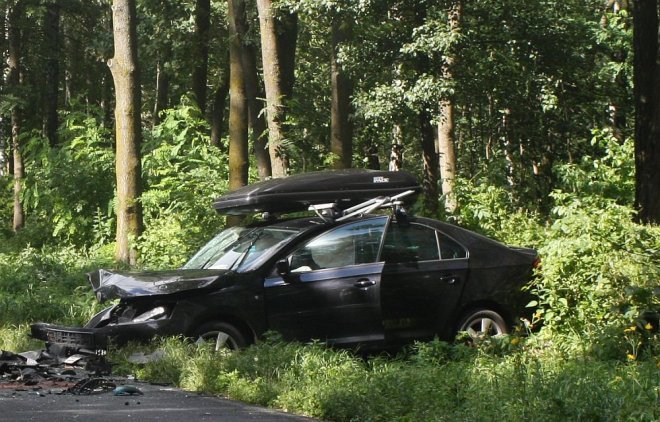 Wypadek w Chrzanowie [08.08.2016] - zdjęcie #2 - eOstroleka.pl