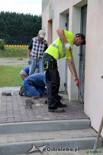 Remont budynku stadionowego w Kadzidle [18.08.2016] - zdjęcie #4 - eOstroleka.pl