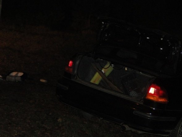 Wypadek na Bursztynowej (29.11.09) - zdjęcie #4 - eOstroleka.pl