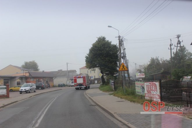 Pożar w gimnazjum w Łysych [12.09.2016] - zdjęcie #19 - eOstroleka.pl