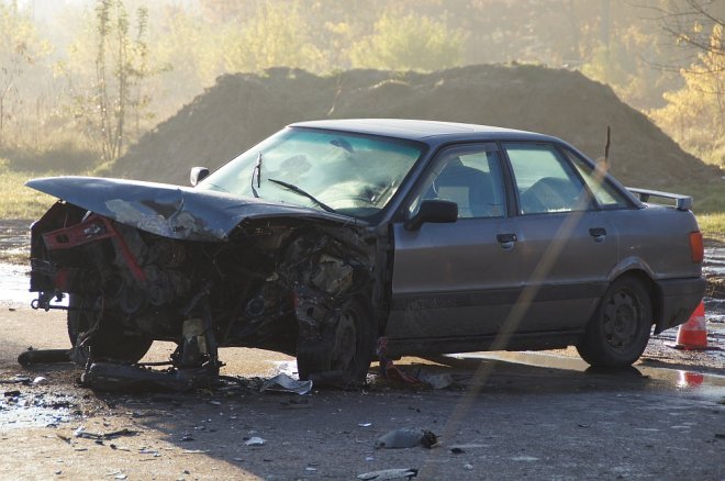 Ostrołęka: „Czołówka” na Targowej. Poszkodowana jedna osoba [ZDJĘCIA] - zdjęcie #7 - eOstroleka.pl
