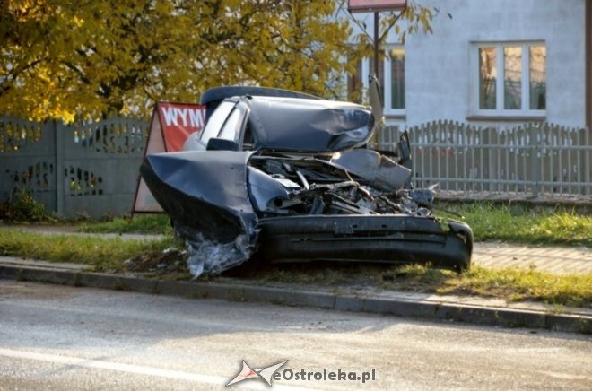 DK 61: Wypadek w Miastkowie [26.10.2016] - zdjęcie #2 - eOstroleka.pl