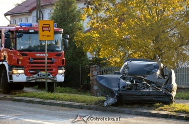 DK 61: Wypadek w Miastkowie [26.10.2016] - zdjęcie #7 - eOstroleka.pl
