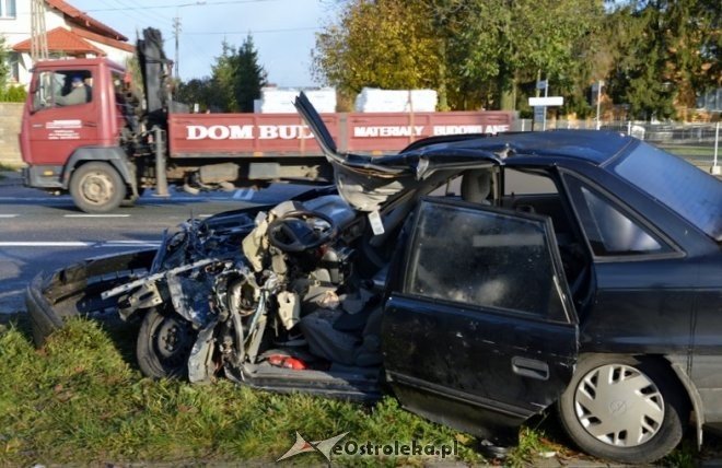 DK 61: Wypadek w Miastkowie [26.10.2016] - zdjęcie #8 - eOstroleka.pl