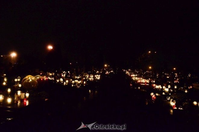 Wszystkich Świętych: Cmentarz nocą [01.11.2016] - zdjęcie #15 - eOstroleka.pl
