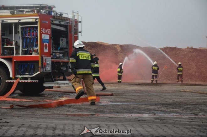 Akcja ratunkowa na terenie zakładów Stora Enso w Ostrołęce [ZDJĘCIA] - zdjęcie #2 - eOstroleka.pl