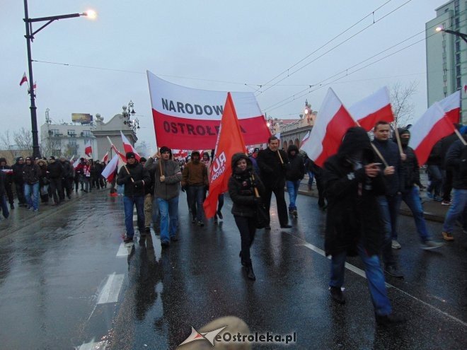 Ostrołęczanie na Marszu Niepodległości [WIDEO, ZDJĘCIA] - zdjęcie #3 - eOstroleka.pl