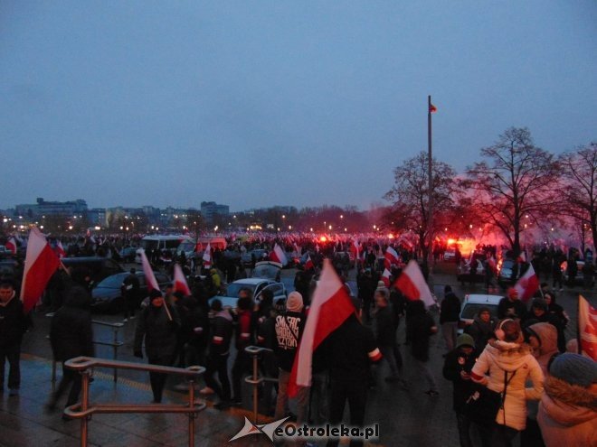 Ostrołęczanie na Marszu Niepodległości [WIDEO, ZDJĘCIA] - zdjęcie #5 - eOstroleka.pl