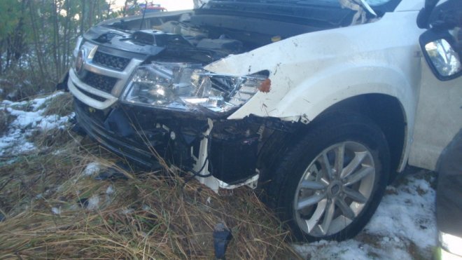 Kolizja w Wachu [14.11.2016] - zdjęcie #5 - eOstroleka.pl