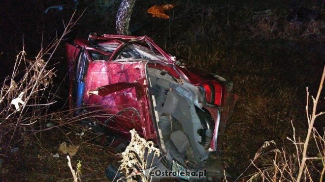 Tragiczny wypadek w Krysiakach [ZDJĘCIA] - zdjęcie #1 - eOstroleka.pl