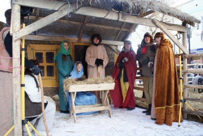 Wigilia Miejska w Ostrołęce (19.12.09) - zdjęcie #69 - eOstroleka.pl