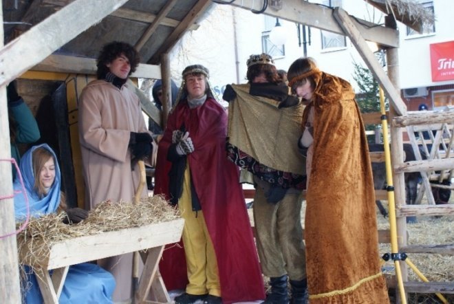 Wigilia Miejska w Ostrołęce (19.12.09) - zdjęcie #67 - eOstroleka.pl