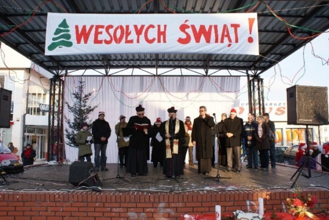 Wigilia Miejska w Ostrołęce (19.12.09) - zdjęcie #54 - eOstroleka.pl