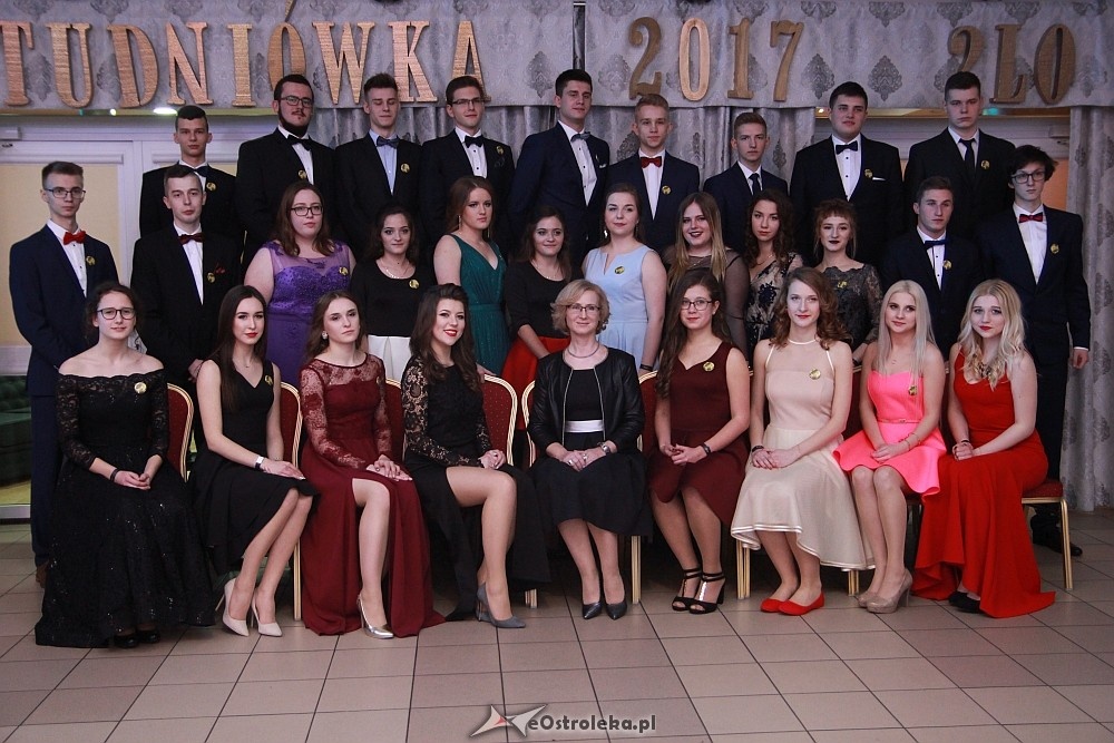Studniówka 2017 w II Liceum Ogólnokształcącym w Ostrołęce [21.01.2017] - zdjęcie #46 - eOstroleka.pl