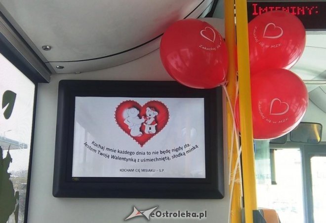 Walentynki z MZK. Zobaczcie jakie życzenia składali sobie zakochani [ZDJĘCIA] - zdjęcie #7 - eOstroleka.pl